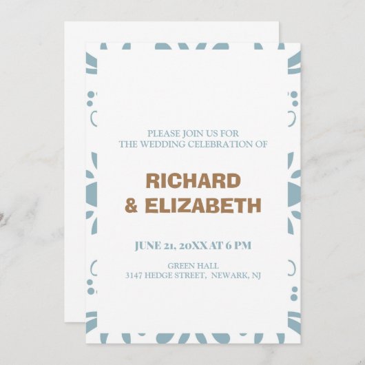 Gewohnte Hochzeit (Vorne/Hinten)