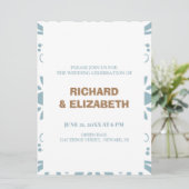 Gewohnte Hochzeit Einladung (Stehend Vorderseite)