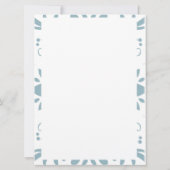 Gewohnte Hochzeit Einladung (Rückseite)