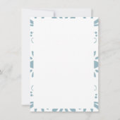 Gewohnte Hochzeit Einladung (Rückseite)