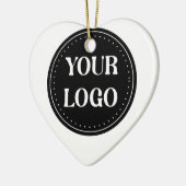 Gewohnte Hochzeit, Elegant, Geschenke zum Jahresta Keramik Ornament (Links)