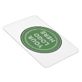 Gewohnte Hochzeit, Elegant, Geschenke zum Jahresta Magnet (Rechte Seite)