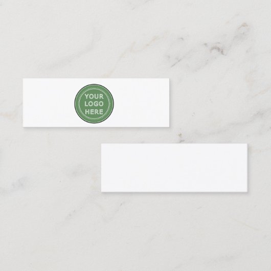 Gewohnte Hochzeit, Elegant, Geschenke zum Jahresta Mini Visitenkarte (Vorne/Hinten)