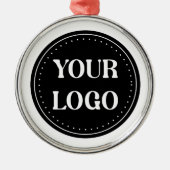 Gewohnte Hochzeit, Elegant, Geschenke zum Jahresta Ornament Aus Metall (Vorne)