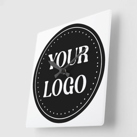 Gewohnte Hochzeit, Elegant, Geschenke zum Jahresta Quadratische Wanduhr (Winkel)