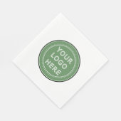 Gewohnte Hochzeit, Elegant, Geschenke zum Jahresta Serviette (Ecke)