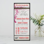 Gewohnte Hochzeiten Einladung (Stehend Vorderseite)