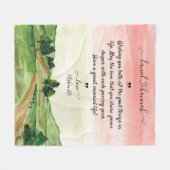 Gewohnte Hochzeiten wollen Braut und Erbe Fleecedecke (Vorderseite (Horizontal))