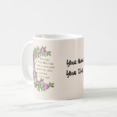 Gewohnte Hochzeitsstimmung in der Eheverse-Tasse Kaffeetasse (Vorderseite Links)