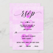 Gewohnte Hochzeitsstimmung UAWG Einladung (Vorne/Hinten)