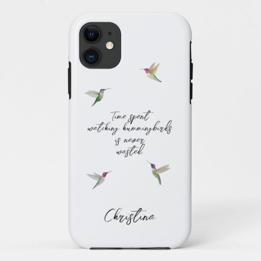 Gewohnte Hummingvögel Case-Mate iPhone Hülle (Rückseite)