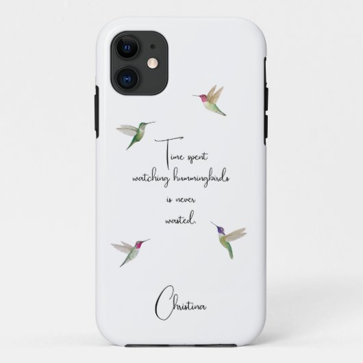 Gewohnte Hummingvögel Case-Mate iPhone Hülle (Rückseite)