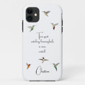 Gewohnte Hummingvögel Case-Mate iPhone Hülle (Rückseite)