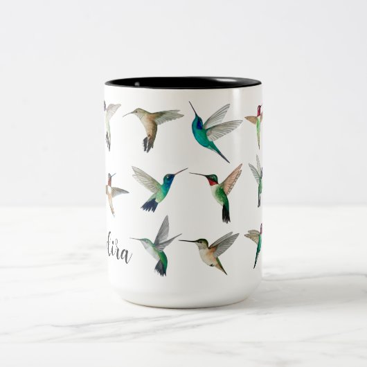 Gewohnte Hummingvögel Nordamerikas zweitöniger Kof Zweifarbige Tasse (Mittel)