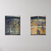 Gewohnte Industrieobjekte im städtischen Umfeld Bilderwand Sets (Vorderseite)