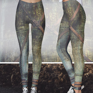 Gewohnte Industrieobjekte im städtischen Umfeld Leggings