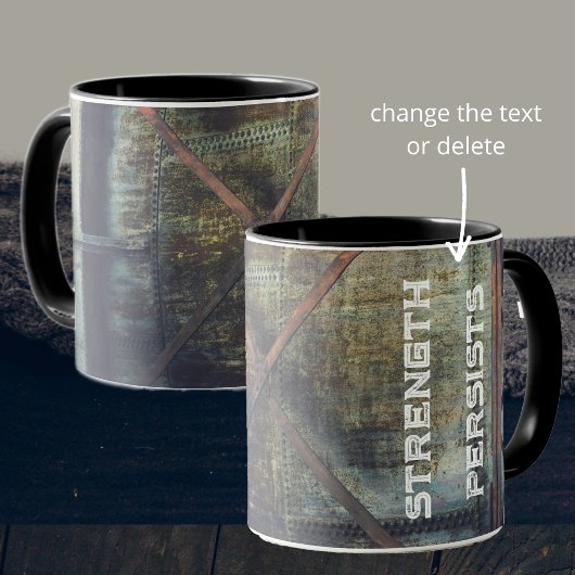 Gewohnte Industrieobjekte im städtischen Umfeld Tasse