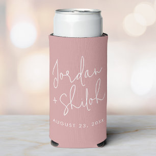 Gewohnte Kalligraphie Hochzeit haben und halten Selters Dosenkühler