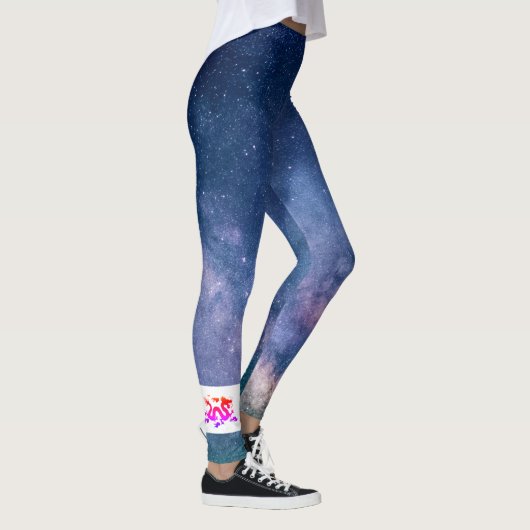 Gewohnte Leggings chinesische Drachen und Sterne (Rechts)