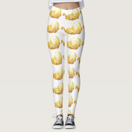 Gewohnte Leggings des Goldenen Drachen