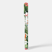 Gewohnte Mit Monogramm tropische Muster Grün Case-Mate iPhone Hülle (Rückseite / Links)