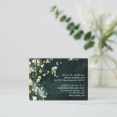 Gewohnte Nachtbaumen Visitenkarte (Stehend Vorderseite)