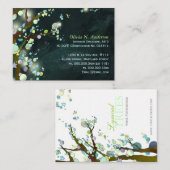 Gewohnte Nachtbaumen Visitenkarte (Vorne/Hinten)