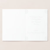 Gewohnte Personalisierte Weihnachtsferien - Neue J Folienkarte (Innenseite)