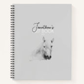 Gewohnte Pferdefreunde Notizblock (Vorderseite)