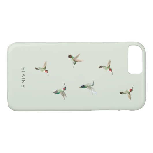 Gewohnte Ruby-throated Hummingbirds Case-Mate iPhone Hülle (Rückseite (Horizontal))