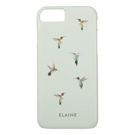 Gewohnte Ruby-throated Hummingbirds Case-Mate iPhone Hülle (Rückseite)