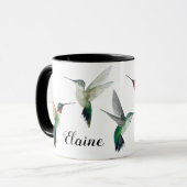 Gewohnte Ruby-throated Hummingbirds  Tasse (Vorderseite Links)