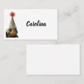 Gewohnte Schildkröte mit Einstellung für den Party Platzkarte (Vorne/Hinten)