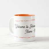 Gewohnte Taufe Zweifarbige Tasse (Vorderseite Links)