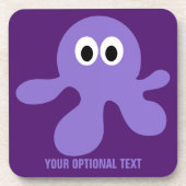 Gewohnte Untersetzer von Funny Octopus (Vorderseite)