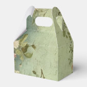 Gewohnte Vintage Rose Geschenkschachtel (Rückseite)