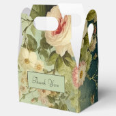 Gewohnte Vintage Rose Geschenkschachtel (Geöffnet)