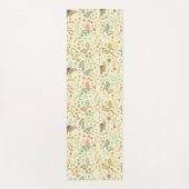 Gewohnte Vögel und Zweige Gelb Yogamatte (Vorderseite)
