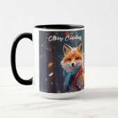 Gewohnte Weihnachtsfüchse in einem Schneewald - Ni Tasse (Links)