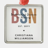 Gewohnter BSN-Bachelor der Wissenschaft in der Kra Ornament Aus Metall (Vorne)