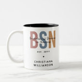 Gewohnter BSN-Bachelor der Wissenschaft in der Kra Zweifarbige Tasse (Links)