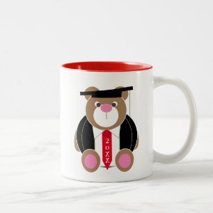Gewohnter Dank, dass Sie mein Lehrerbär sind Zweifarbige Tasse