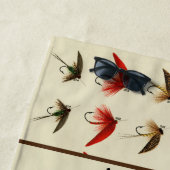 Gewohnter Fang Fliegen Regenbogenforelle Rustikal Strandtuch (Beispiel)