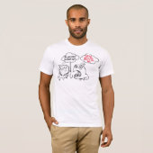 Gewohnter Fischhaken, Hooking up Puppenfischen Spa T-Shirt (Vorne ganz)