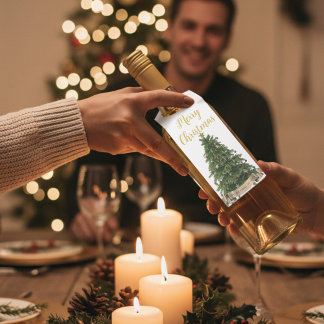 Gewohnter froher Weihnachtsbaum aus unserer Famili Flaschenanhänger