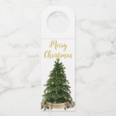 Gewohnter froher Weihnachtsbaum aus unserer Famili Flaschenanhänger (Vorderseite)