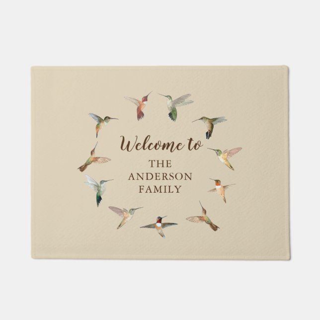 Gewohnter Hummingang Fußmatte (Vorderseite)