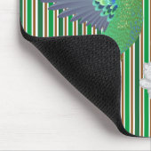 Gewohnter Hummvogel im Sommer Mousepad (Ecke)