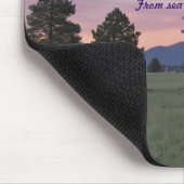 Gewohnter Landschaftlicher Sturm über der Prärienf Mousepad (Ecke)