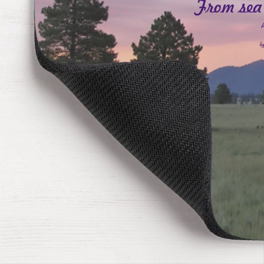 Gewohnter Landschaftlicher Sturm über der Prärienf Mousepad (Ecke)